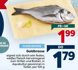 Billa Goldbrasse Angebot
