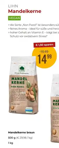 Martin Reformstark LIHN Mandelkerne Angebot
