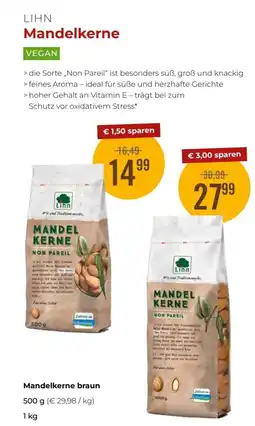 Martin Reformstark LIHN Mandelkerne Angebot