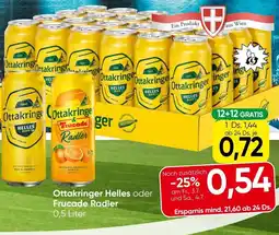 Spar Ottakringer Helles oder Frucade Radler Angebot
