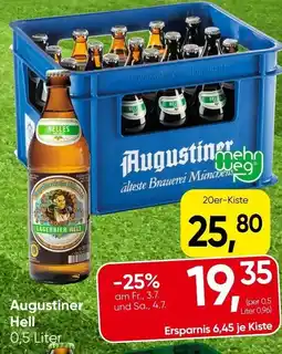 Spar Augustiner Hell Angebot