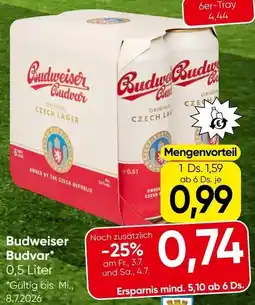 Spar Budweiser budvar Angebot