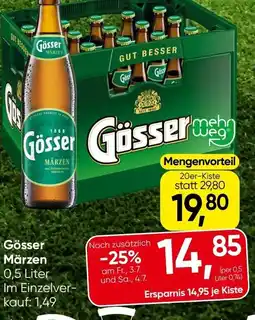 Spar Gösser Märzen Angebot