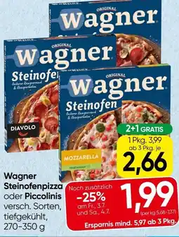 Spar Wagner Steinofenpizza oder Piccolinis Angebot