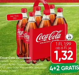 Spar Coca-Cola Limonaden Angebot