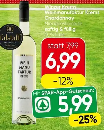 Spar Winzer Krems Weinmanufaktur Krems Chardonnay Angebot
