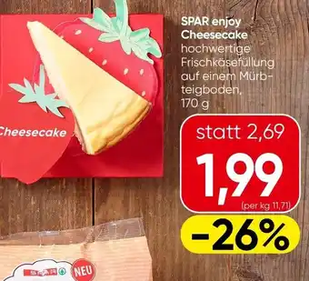 Spar SPAR enjoy Cheesecake Angebot