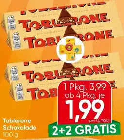 Spar Toblerone Schokolade Angebot