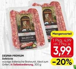 Spar Despar premium salsiccia Angebot