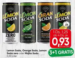 Spar Lemon Soda, Orange Soda, Lemon Soda zero oder Mojito Soda Angebot
