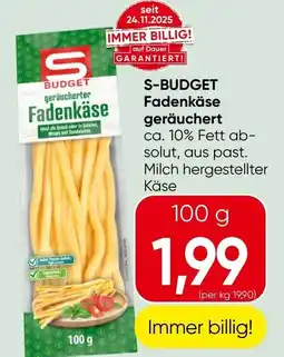 Spar S-BUDGET Fadenkäse geräuchert Angebot