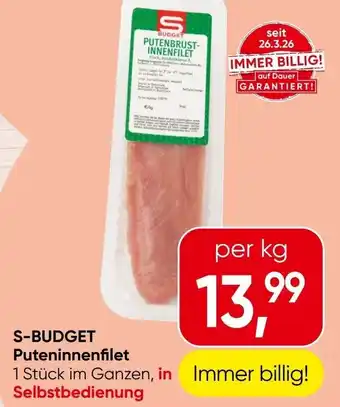 Spar S-BUDGET Puteninnenfilet Angebot