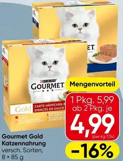 Spar Gourmet Gold Katzennahrung Angebot