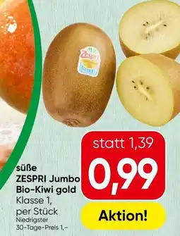 Spar süße ZESPRI Jumbo Bio-Kiwi gold Angebot