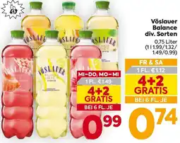 Billa Vöslauer Balance div. Sorten Angebot