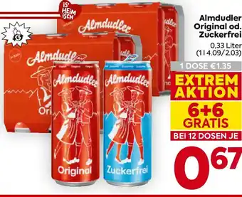 Billa Almdudler Original od. Zuckerfrei Angebot