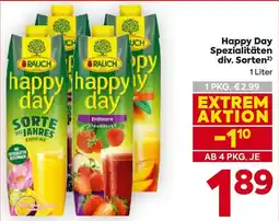 Billa Happy Day Spezialitäten Angebot