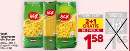 Billa Wolf Teigwaren div. Sorten Angebot