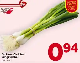 Billa Da komm' ich her! Jungzwiebel Angebot