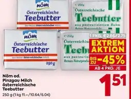 Billa Nöm od. Pinzgau Milch österreichische Teebutter Angebot