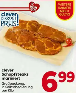 Billa clever Schopfsteaks mariniert Angebot