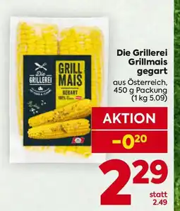 Billa Die Grillerei Grillmais gegart Angebot