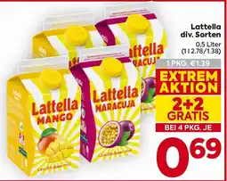 Billa Lattella div. Sorten Angebot