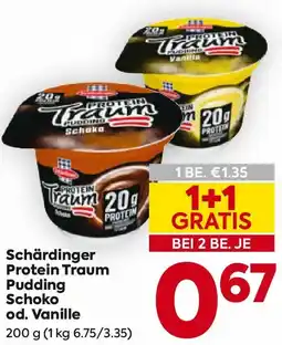 Billa Schärdinger Protein Traum Pudding Schoko od. Vanille Angebot