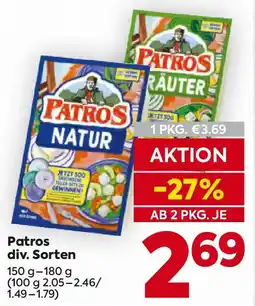 Billa Patros div. Sorten Angebot