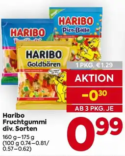 Billa Haribo Fruchtgummi div. Sorten Angebot