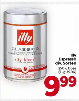 Billa Illy Espresso div. Sorten Angebot