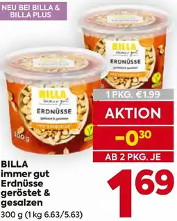 Billa bimmer gut Erdnüsse geröstet & gesalzen Angebot