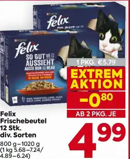 Billa Felix Frischebeutel Angebot