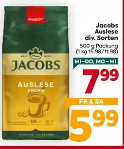 Billa Jacobs Auslese div. Sorten Angebot