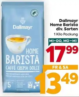 Billa Dallmayr Home Barista div. Sorten Angebot