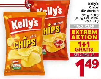 Kelly's Chips div. Sorten