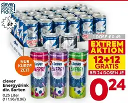 Billa clever Energydrink Angebot