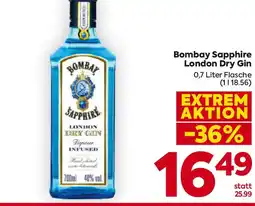 Billa Bombay Sapphire London Dry Gin Angebot