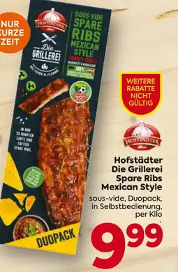Billa Hofstädter Die Grillerei Spare Ribs Mexican Style Angebot