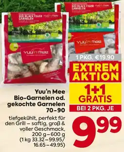 Billa Yuu'n Mee Bio-Garnelen od. gekochte Garnelen 70-90 Angebot