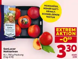 Billa SanLucar Nektarinen Angebot