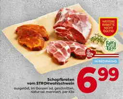 Billa Schopfbraten vom STROHwohlschwein Angebot