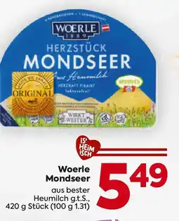 Billa Woerle Mondseer Angebot