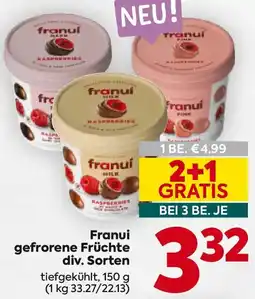 Billa Franui gefrorene Früchte div. Sorten Angebot