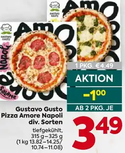 Billa Gustavo Gusto Pizza Amore Napoli div. Sorten Angebot