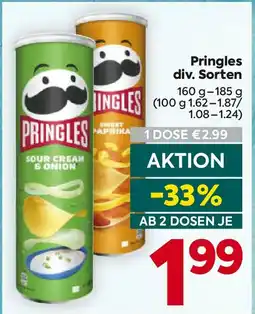Billa Pringles div. Sorten Angebot