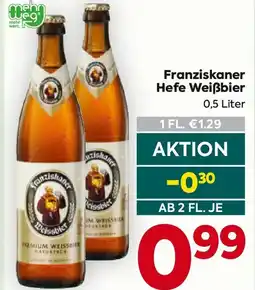 Billa Franziskaner Hefe Weißbier Angebot