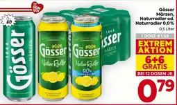 Billa Gösser Märzen, Naturradler od. Naturradler 0,0% Angebot