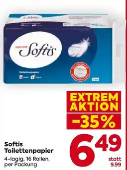 Billa Softis Toilettenpapier Angebot