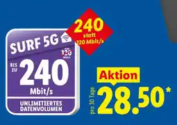 Lidl SURF 5G Angebot